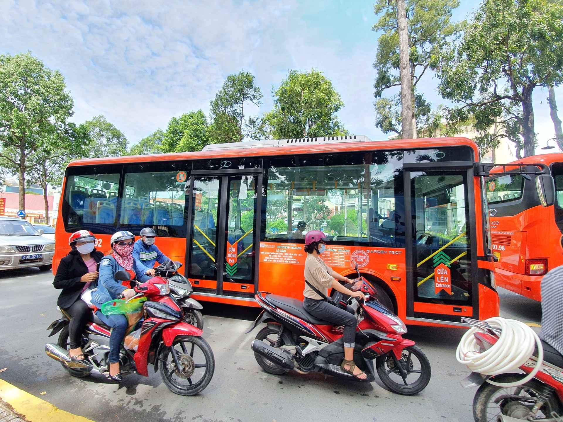 Sự có mặt của xe buýt chất lượng cao trong TP Cần Thơ hướng tới xây dựng một đô thị văn minh, tiên tiến.