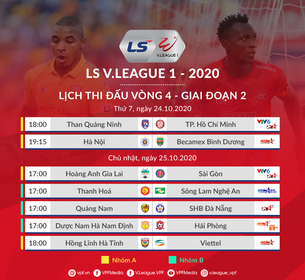 Trực tiếp Hà Nội FC vs B.Bình Dương: Chiếm ngôi đầu?