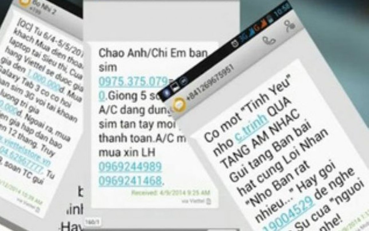 Gọi điện, nhắn tin rác khi chưa được đồng ý sẽ bị xử phạt theo Nghị định 91 (ảnh minh họa).