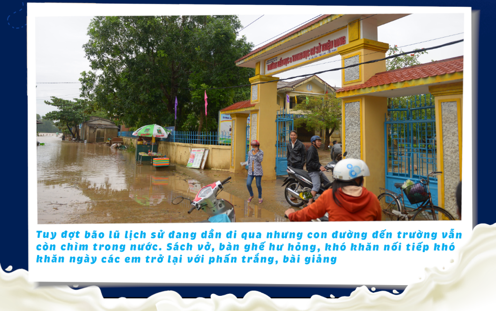 Nguồn dinh dưỡng sưởi ấm đường đến trường của học sinh vùng lũ Quảng Trị - 1
