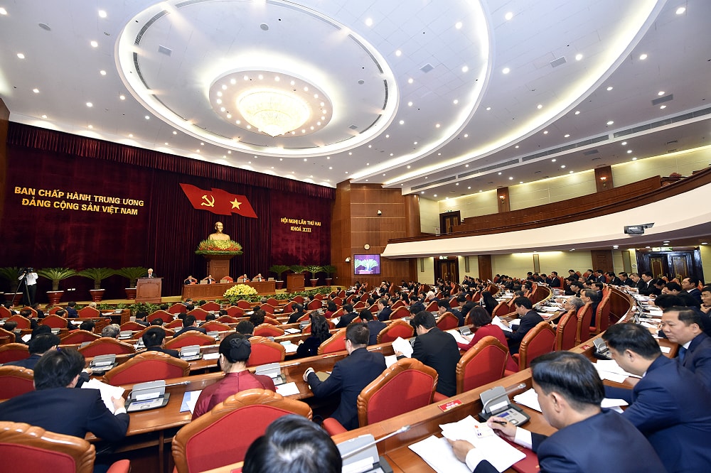 Ảnh: Toàn cảnh Hội nghị Trung ương 2 khóa XIII - 4