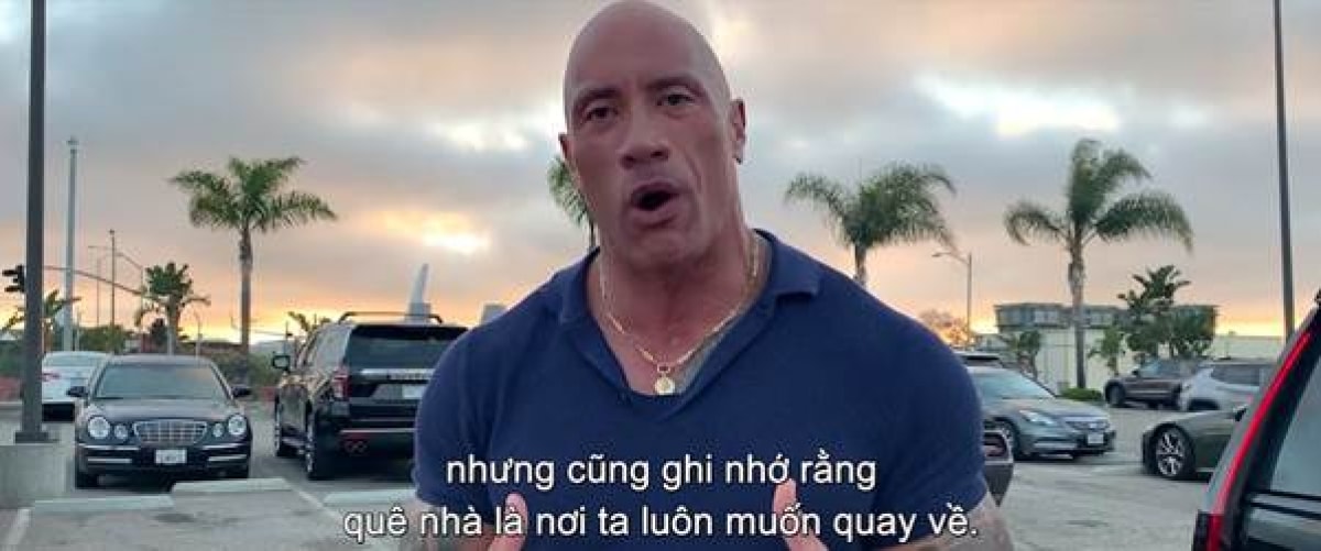 The Rock cơ bắp đầy chiêm nghiệm sau khi thưởng thức bộ phim.